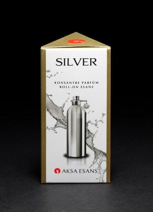 Турецкие масляные духи silver aksa esans 6 мл - зеленый чай с бергамотом и лимоном