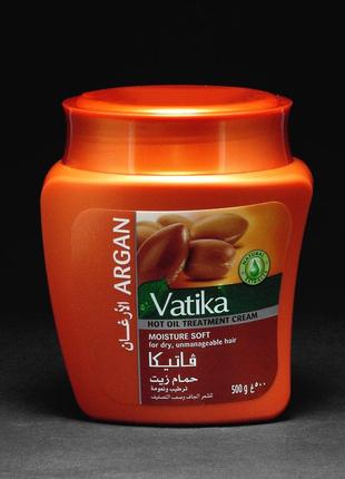 Маска для волосся dabur vatika argan м'яке зволоження з олією аргани 500 мл1 фото