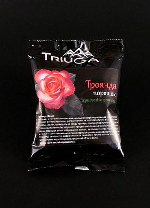 Порошок (пудра) троянди - омолоджуюча маска для обличчя triuga 50 г