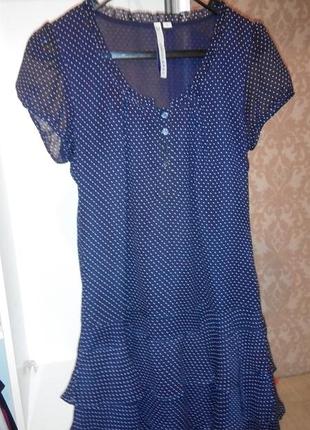 Миленькое платье в горошек 3
