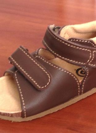 Ортопедичне взуття дитяче босоніжки ortex на 2 - х липучках.6 фото