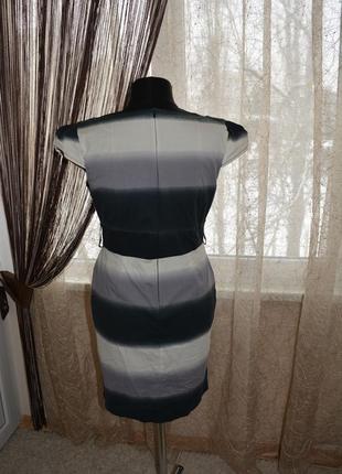 Стройнящее моделирующее платье, полоска, омбре, et vous, хлопок2 фото