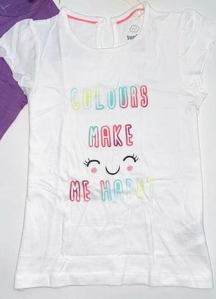 Набор футболок для девочки. 1/размер: 110/116/бережд: lupilu2 фото