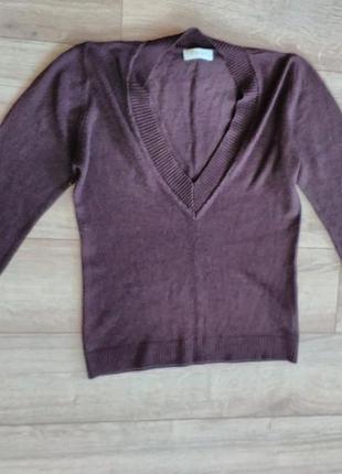 Пуловер шоколадного цвета