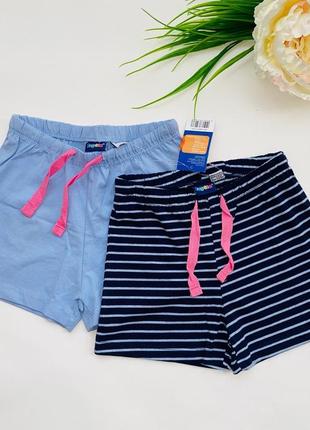 Трикотажні шорти для дівчинки. розмір: 110/116