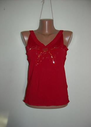 Топ for women трикотажний з вишивкою бісером