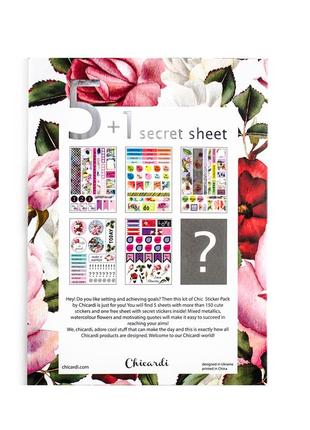 Набор стикеров chic sticker pack by chicardi, floral3 фото