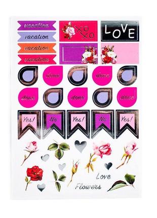 Набор стикеров chic sticker pack by chicardi, floral5 фото