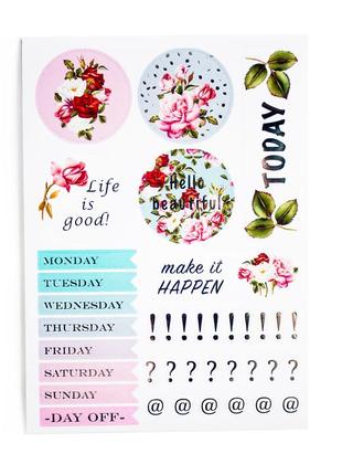 Набор стикеров chic sticker pack by chicardi, floral7 фото