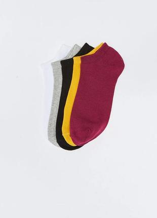 36-38 р нові фірмові жіночі шкарпетки набір комплект 5 пар lc waikiki вайкікі носки