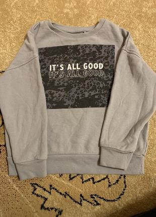 Світшот next худи на флисе кофта свитшот