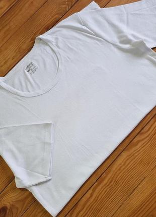 Чоловіча футболка, розмір 3xl, колір білий, круглий виріз