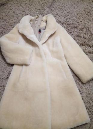 Шуба из натуральной овчины
