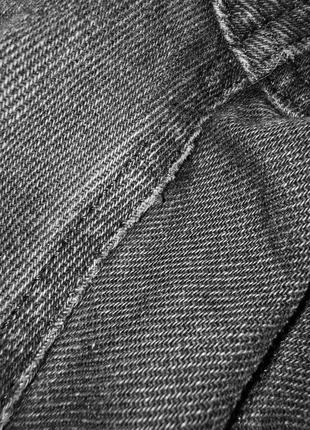Щільні джинси з бахромою кльош висока посадка мом розкльошені в ретро вінтажному стилі хіпі10 фото