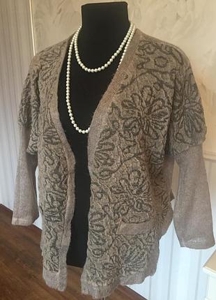 Стильный кардиган италия, размер 50-52.