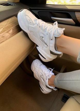 Кроссовки мужские nike m2k white/black7 фото