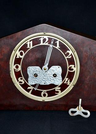 Каминний годинник із ключем junghans2 фото