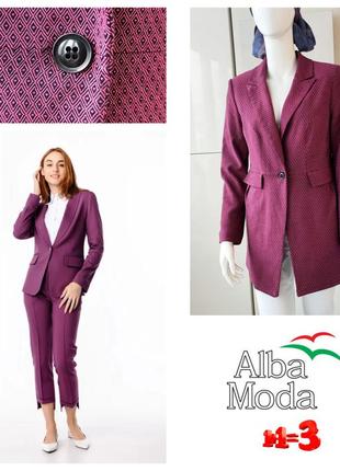 ♥️1+1=3♥️ alba moda женский пиджак из смеси хлопка и вискозы