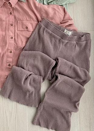 Штани кльош в рубчик від urban outfitters