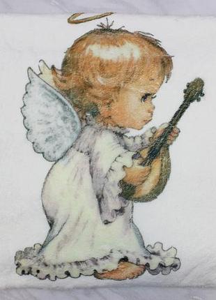 Крыжма велсофт плед для крещения для девочки и мальчика турция