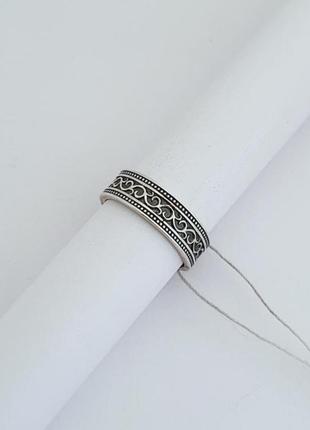 Срібна каблучка кільце унісекс 18, 19 розмір
