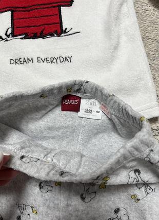 Теплая пижама zara 18-24 4