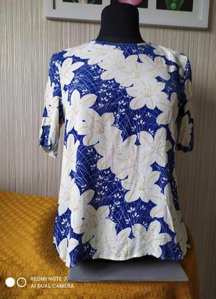 Блузка в "цветах" zara,m