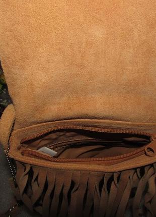 Модная замшевая сумка на плечо~jane norman~3 фото