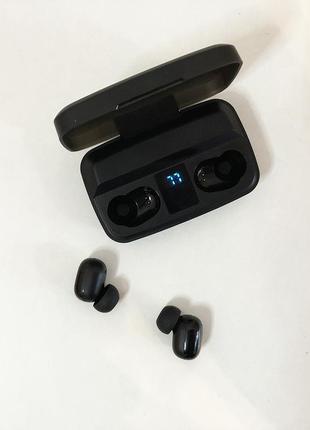 Бездротові навушники з боксом для зарядки air j16 tws original.10 фото