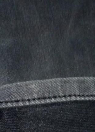Чоловічі фірмові джинці, чорно-графітові, зимові3 фото