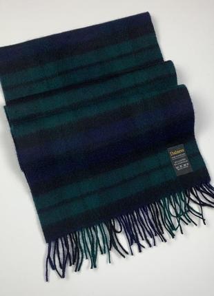 Dalness cashmere wool кашемир шерсть шарф в клетку шотландия