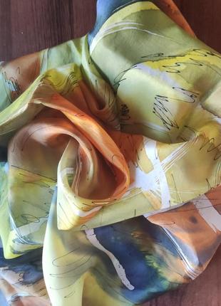 Шелковый платок, батик