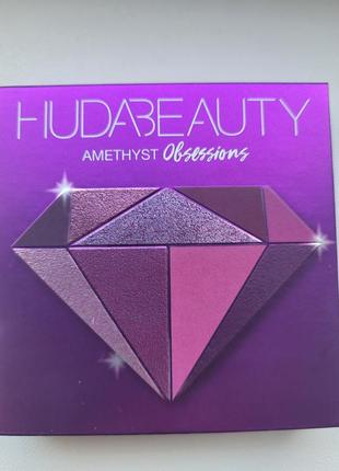 Палетка тіней huda beauty amethist obsessions