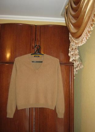 Брендовий пуловер twin-set simona barbieri, 100% кашемір, розмір м/l1 фото