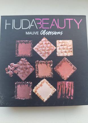 Палетка тіней huda beauty mauve obsessions1 фото