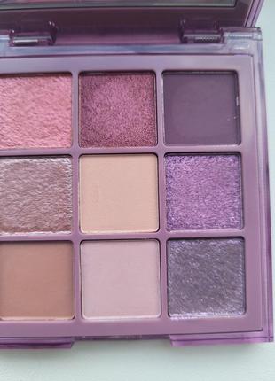 Палетка теней huda beauty purple haze2 фото