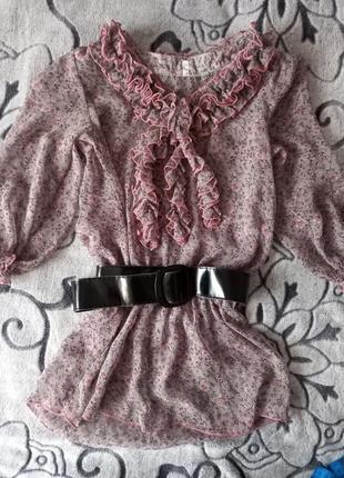 Шифонова легка блуза2 фото