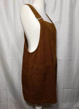 100% коттон женский натуральный красивый вельветовый  сарафан, платье3 фото