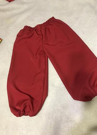 Шаравары украинские красный цвет