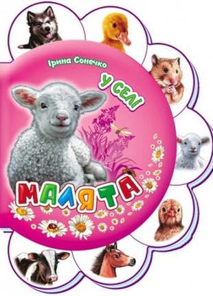 Дитяча книжка малюки "у селі" 411004 на укр. мовою