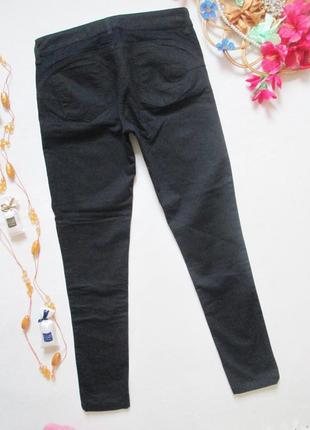 Шикарные стрейчевые моделирующие джинсы скинни с эффектом пуш ап next 💜❄️💜3 фото