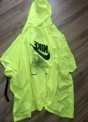 🌹nike original, плащ миди с капюшоном, пальто, куртка, дождевик, пончо, куртка7 фото