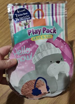 Дитячий творчий набір play pack новорічний тварини