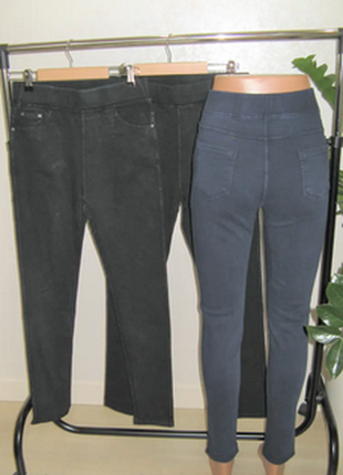 Джеггинсы на байке, джинсы на байке, теплые джинсы, джеггинсы с начесом, джеггинсы на флисе р44-504 фото