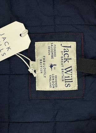 Бомбер новий стильний чоловічий чорний демісезонний jack wills весна-осінь куртка вітровка5 фото