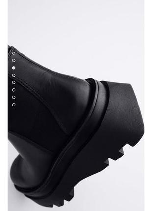 Новые женские кожаные сапоги, оригинал, размер 396 фото
