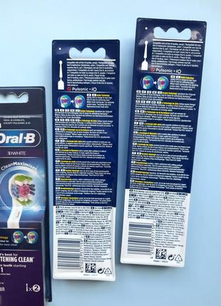 Oral-b 3d white! оралб відбілюючі! змінні насадки! набір 2штуки!2 фото