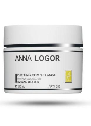 Маска комплексная очистительная art.355 anna logor purifying complex mask 250 ml1 фото