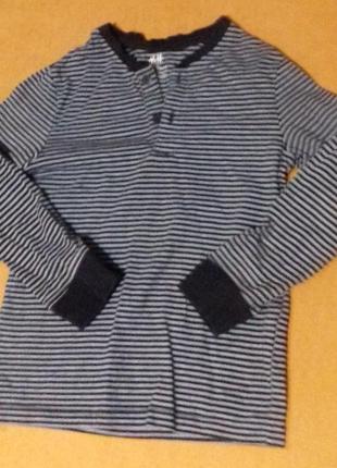 Футболка h&m лонгслів 110-116