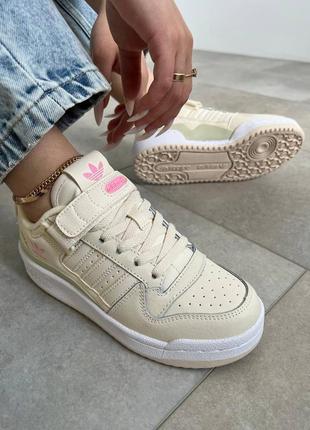 Жіночі кросівки adidas originals forum 84 low candy pink